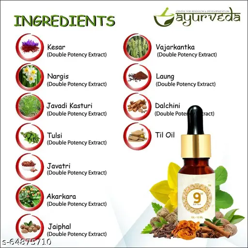 Nutriley 9 inch Penis Enhancement Oil for Penis, Penis Growth, Penis Enlargement, Large Penis, Long Penis, Stamina Booster, ling bada karne ka oil, long penis oil, Men Sexual Wellness (15 ml)