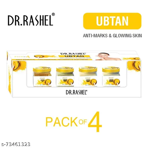 DR.RASHEL UBTAN PACK OF 4 (SCRUB, GEL, CREAM & FACEPACK) FOR ANTI-MARKS & GLOWING SKIN - 1500 ml