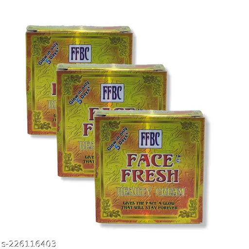 Face Fresh Beauty Cream helps in lightening dark spots and removes dead skin 20g (Pack of 3)