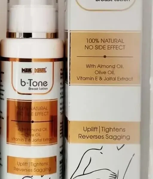 B-TONE BREAST MASSAGE LOTION 100% NATURAL NO SIDE EFFECT WITH ALMOND OIL OLIVE OIL UPLIFT TIGHTENS
