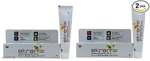 EKRAN SUNSCREEN GEL 30 SPF 30gm PACK OF 2