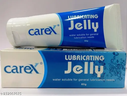 CAREX lubricating jelly | For men and women | Compatible with condoms | Compatible with toys | Intimate lubricant | Water-based formula | Easy-to-use tube packaging | Provides comfort during intimacy | Non-sticky formula (60g)
