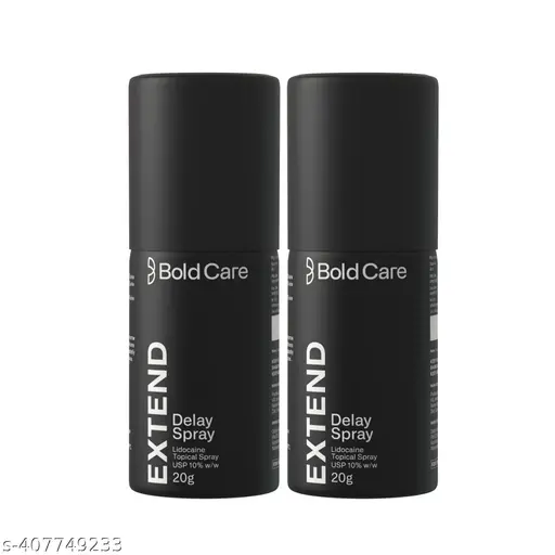 Bold Care Extend Delay Spray for Men, 20ml, helping men last 5-7x longer in bed - Pack of 2
