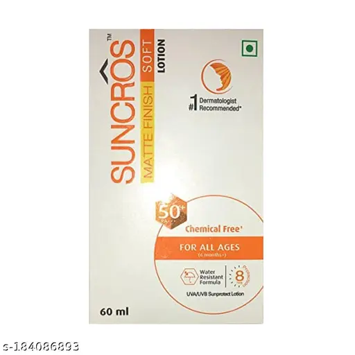 Suncros Matte Finish Soft Lotion (SPF-50+) (PA+++) (60 ml)