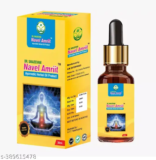 Ayurvedic Navel Amriit: Herbal Skin Oil for Multiple Diseases (30ml)