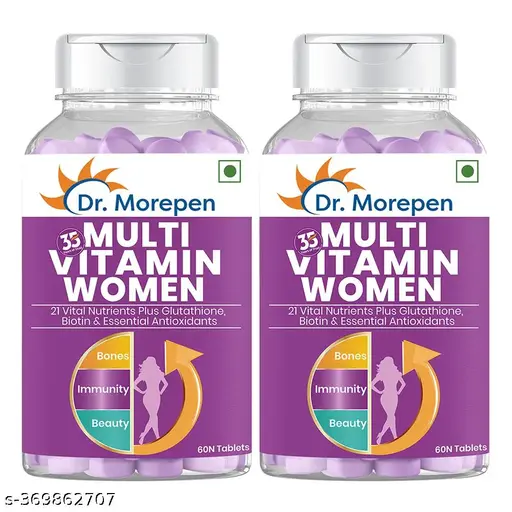 Dr. Morepen Multivitamin for Women: Essential Nutrients for Optimal Health (Pack of 2)
