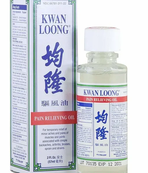 Kwan Loong Medicated Oil: Fast Pain Relief for the Whole Family (57 ml)