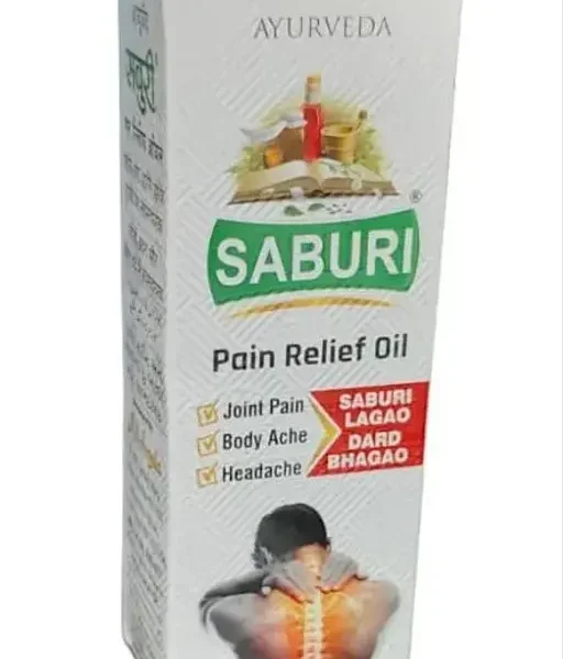 Saburi Pain Relief Oil: 100ml of Natural Relief for Aches and Pains