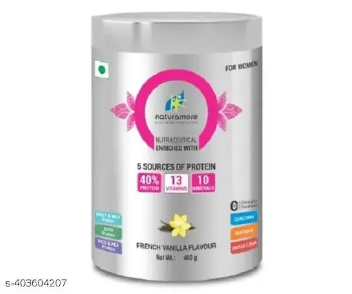 NETSURF Naturamore: French Vanilla Protein Powder for Women